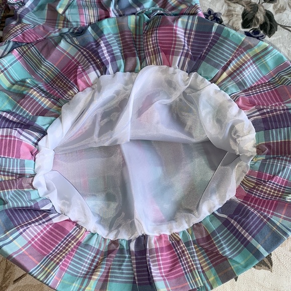 Chaps, 9-12m, Stunning Balloon Dress, Multiple Colors Blend Beautifully, - Picture 7 of 12